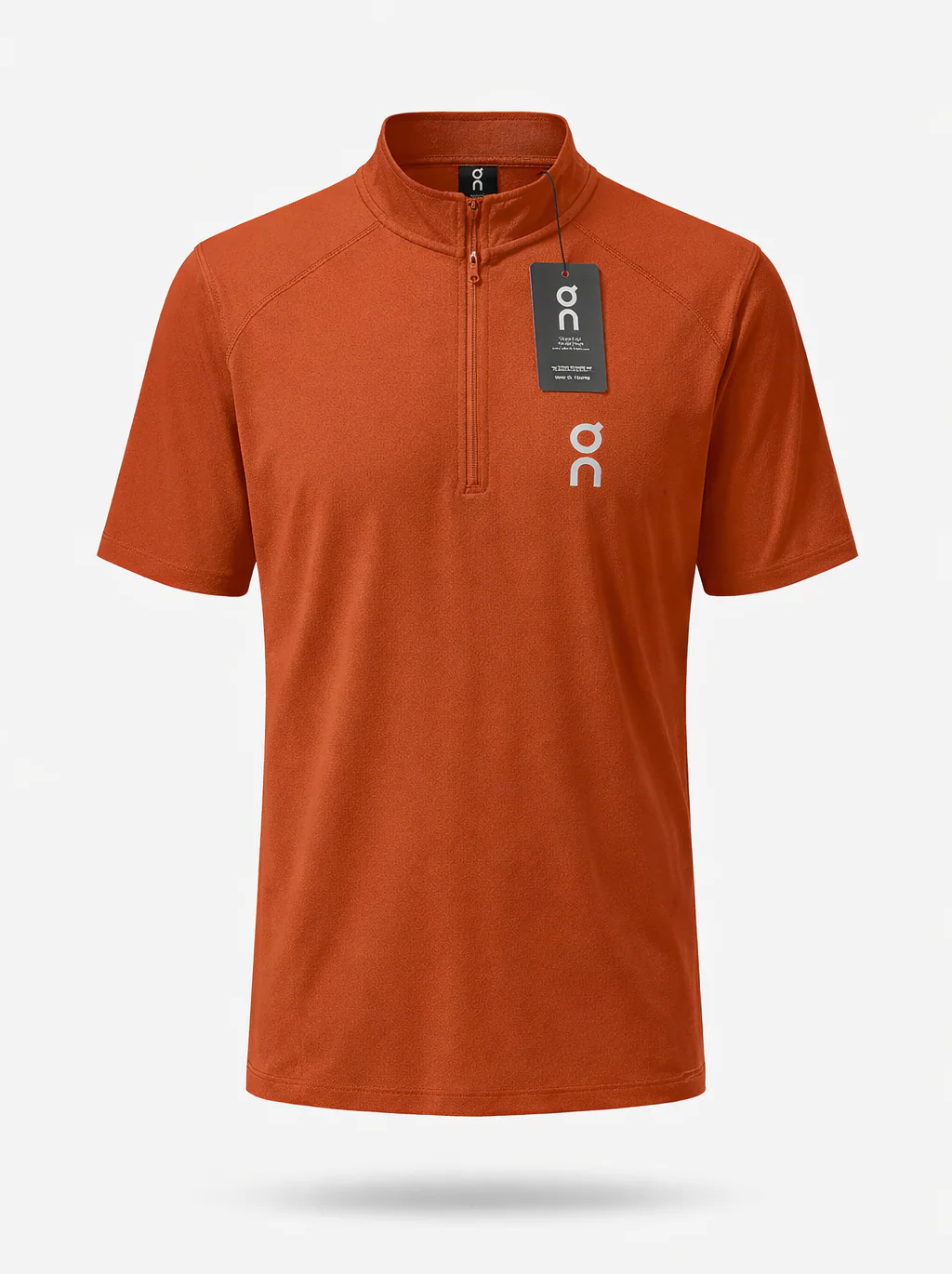 ON Club Zipper T-Shirt | Premium Performance Polo Tee - Image 3