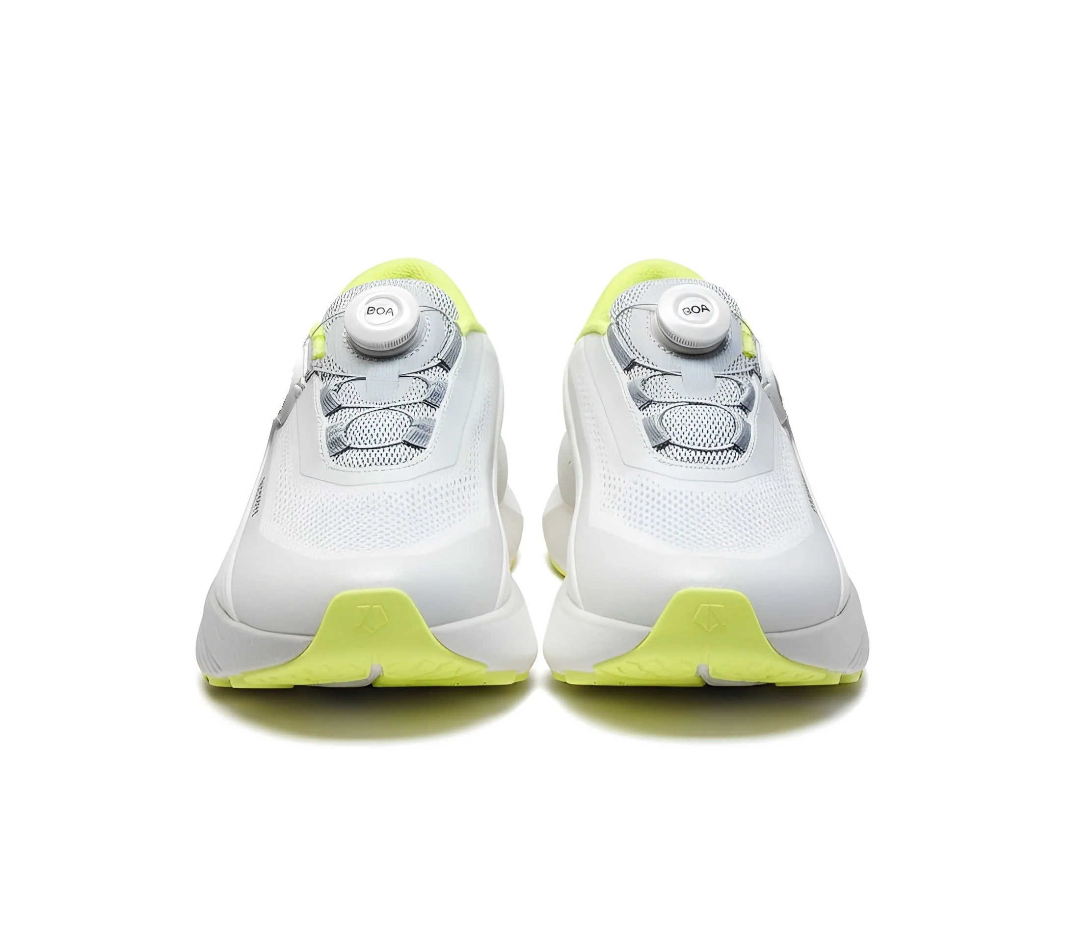 Descente Enerzite Fluid Wire 2.0 in White/Lime - Image 3