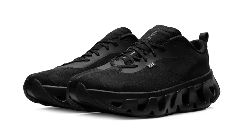ON Running Kith K-Tech 1 Unisex Sneakers | Black - Limited Edition Collab - Image 3