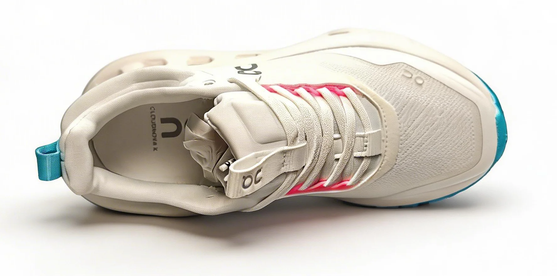 On Cloudtilt in White & Pink - Men - Image 2