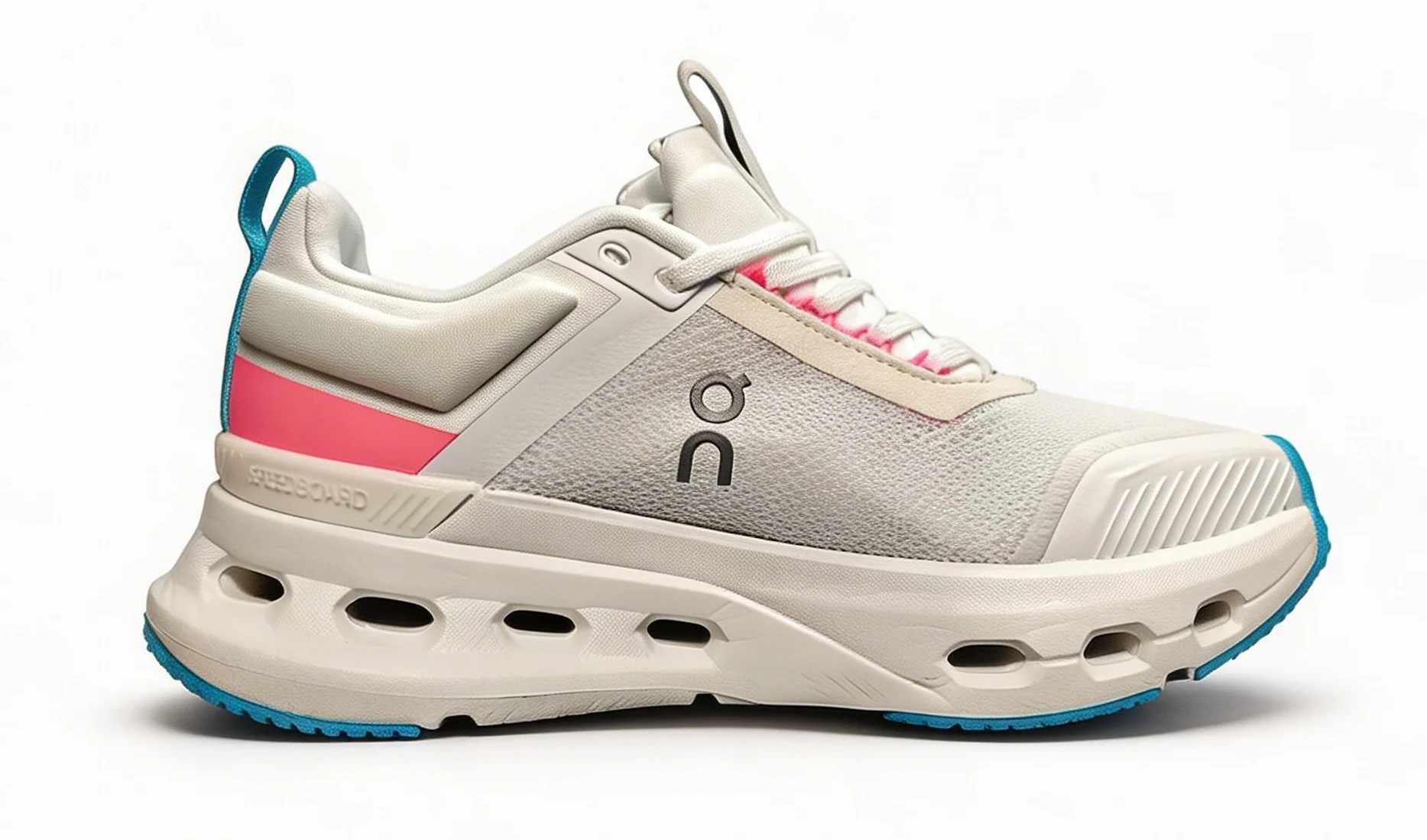 On Cloudtilt in White & Pink - Women