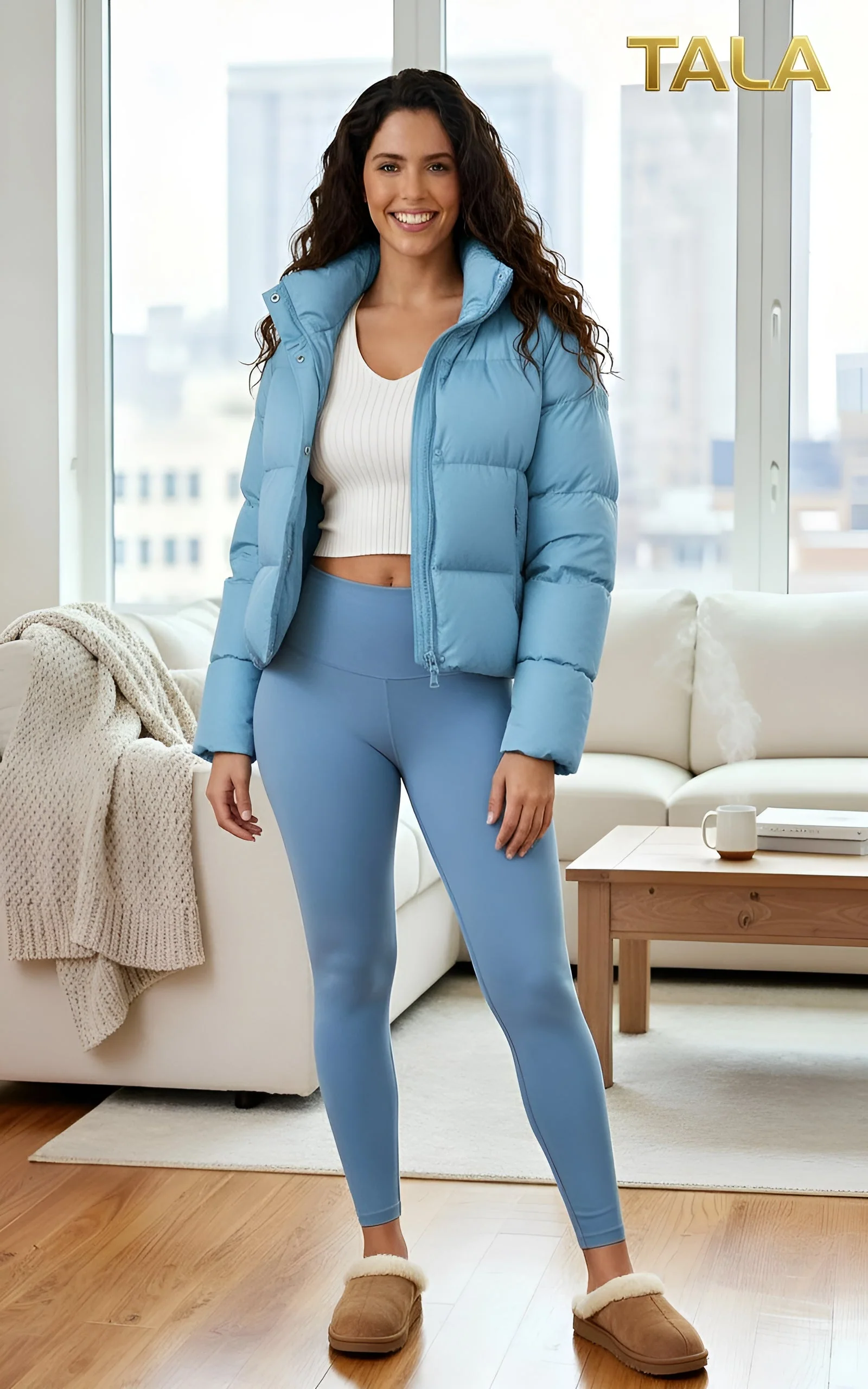 Halifax Cropped Puffer Down Jacket - Image 5