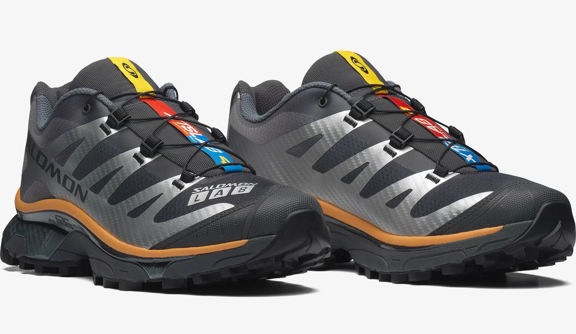 Salomon XT-4 OG GORE-Tex Men's Trail Running Shoe in Asphalt / Ftw Silver - Image 2