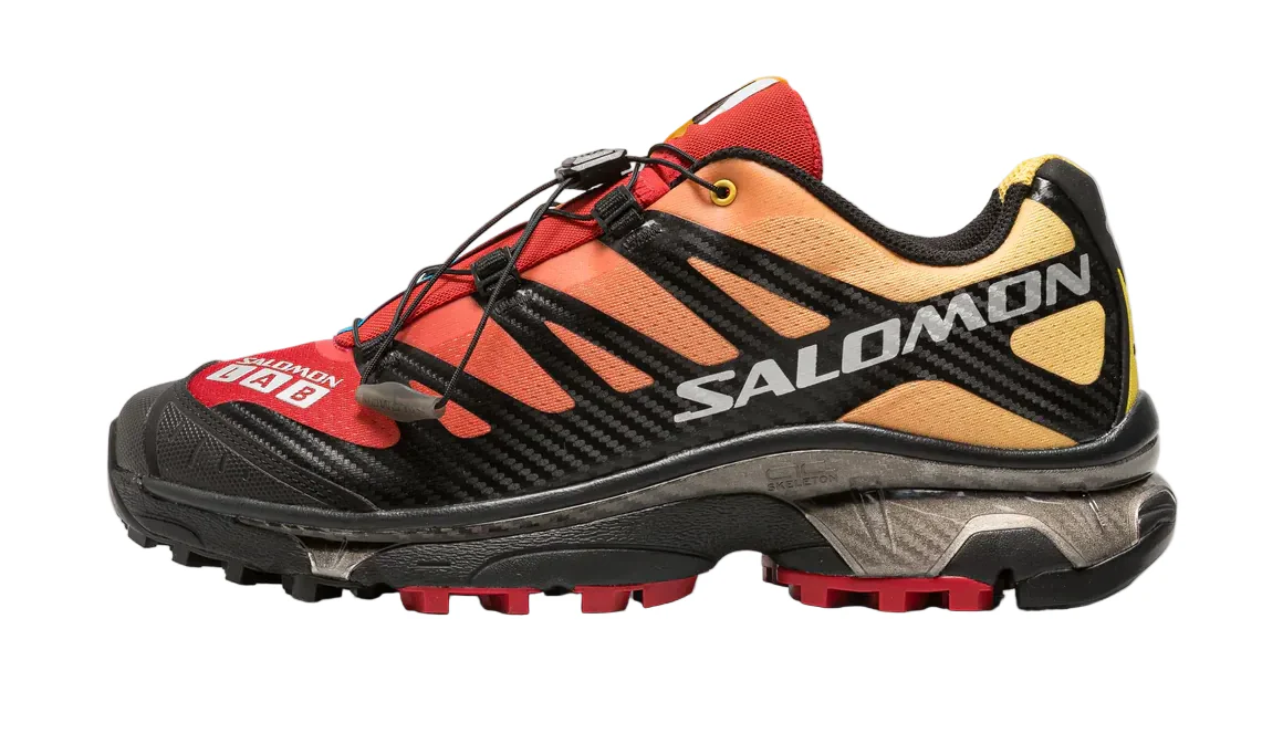 Salomon XT-4 OG Men's Trail Running Shoe in Lava Falls/Beach Ball-Black