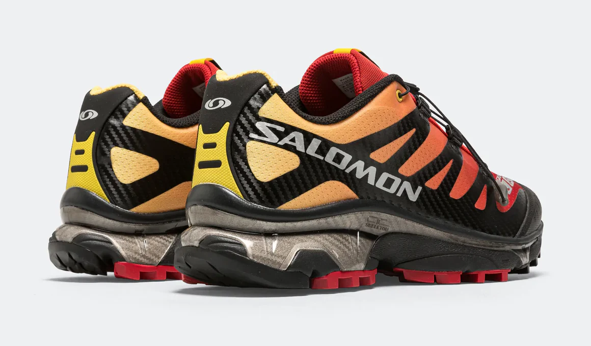 Salomon XT-4 OG Women's Trail Running Shoe in Lava Falls/Beach Ball-Black - Image 3