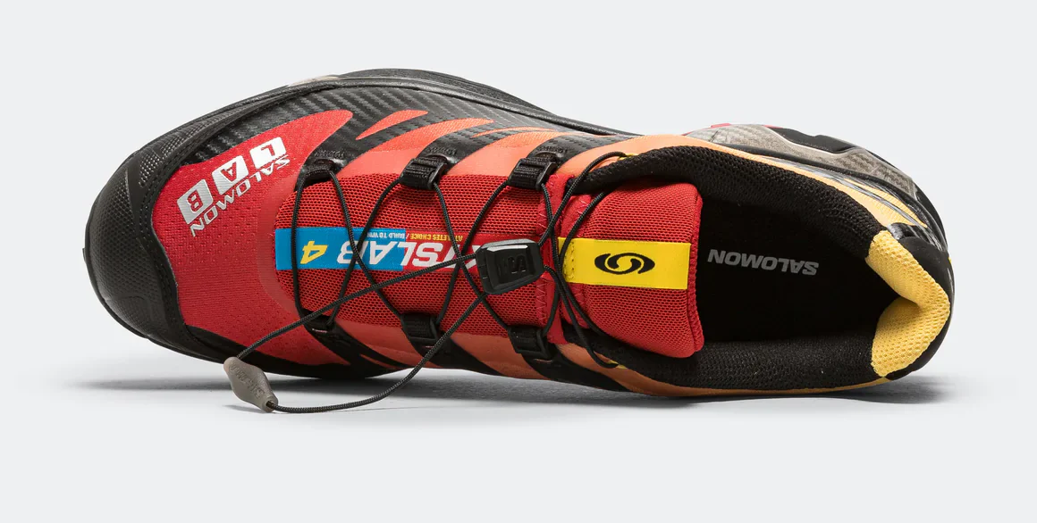 Salomon XT-4 OG Women's Trail Running Shoe in Lava Falls/Beach Ball-Black - Image 4