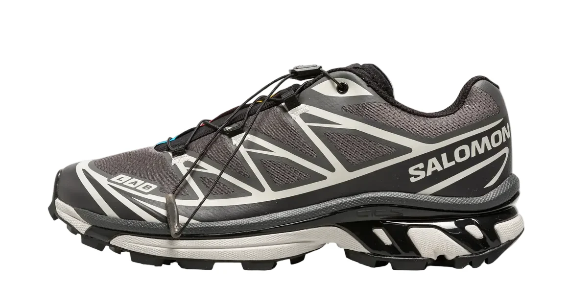 Salomon XT-6 GORE-Tex Women's Trail Running Shoe in Black Asphalt-Castlerock