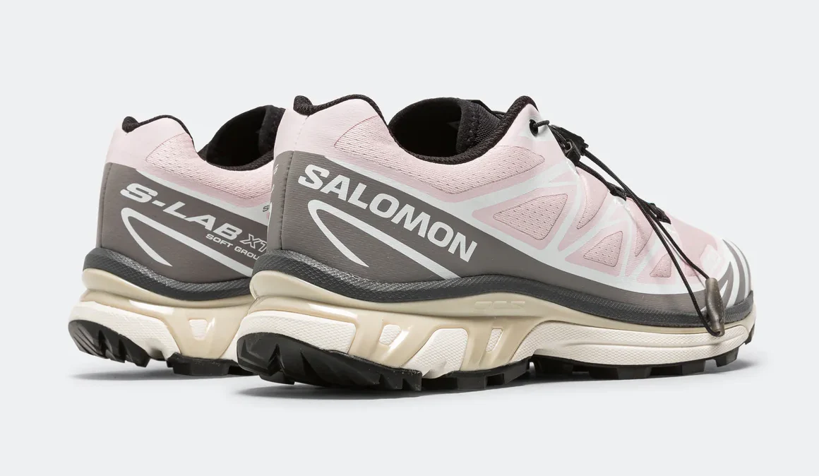 Salomon XT-6 GORE-Tex Women's Trail Running Shoe in Cloud burstIcy Pink-Tapioca - Image 3