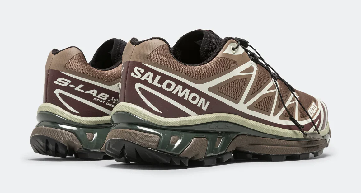 Salomon XT-6 GORE-Tex Women's Trail Running Shoe in Earth Walnut Huckleberry-Urban Chic - Image 3