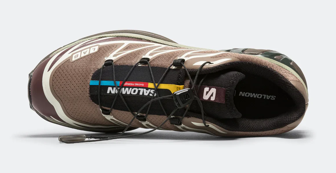 Salomon XT-6 GORE-Tex Women's Trail Running Shoe in Earth Walnut Huckleberry-Urban Chic - Image 4