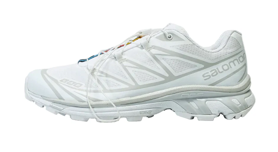 Salomon XT-6 GORE-Tex Women's Trail Running Shoe in White White-Lunar Rock